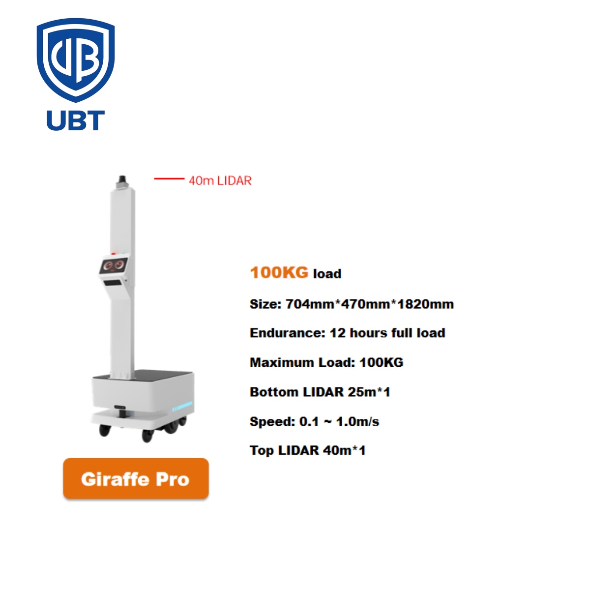 Giraffe Factory Delivery Robot