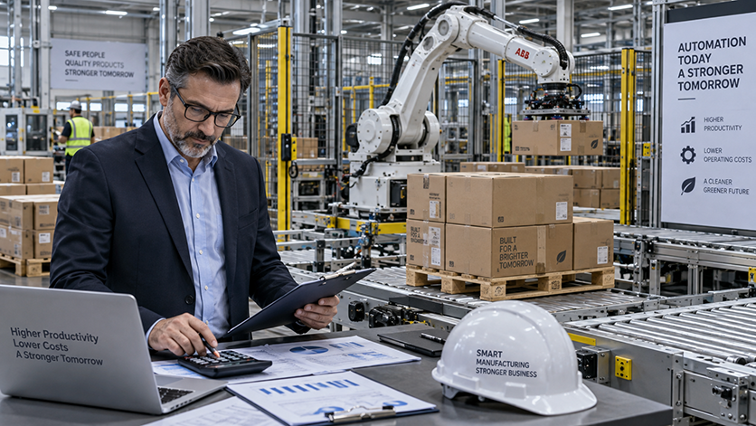 Palletizing Robot ROI: How Collaborative Palletizers Cut Factory Labor Costs by 80%